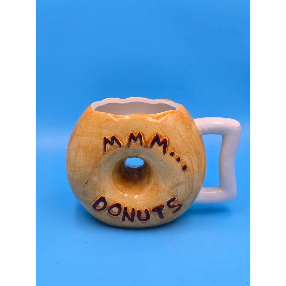 Dolomite by Comfify MMM... Donuts Mug With Brown Glaze Sprinkles